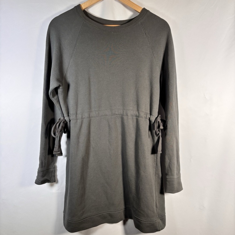 Athleta Sweater Dress Womens Small Cinched Athleisure Sporty Cozy Comfort Norm
